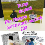 Trump Card 6 pack plus 6 Painted Cards