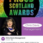 Janey Godley proud Scotland Awards